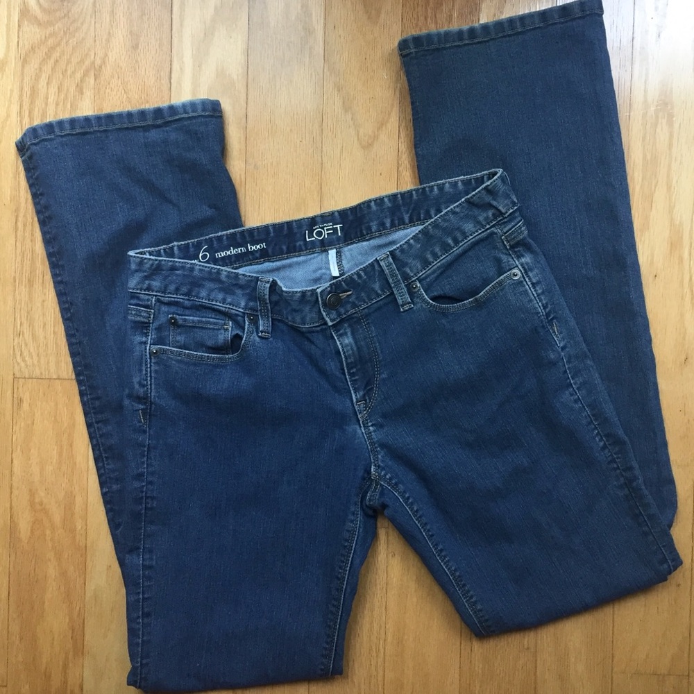 Ann Taylor LOFT modern boot cut jeans